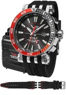 Zegarki męskie - Zegarek Vostok Europe NH34-575A717S Energia Rocket Automatic GMT - miniaturka - grafika 1