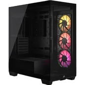 Obudowy komputerowe - Obudowa 3500X ICUE LINK RGB TG Mid-Tower czarna - miniaturka - grafika 1