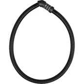 Zabezpieczenia do roweru - Zapięcie rowerowe ABUS 4408C/65 Linka Czarny - miniaturka - grafika 1