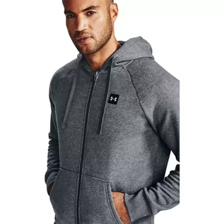 Bluzy sportowe męskie - Bluza męska Under Armour Rival Fleece FZ Hoodie - grafika 1