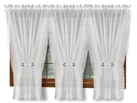 Firany - Firana Gotowa CORDOBA 600x150 Firanka 3 PANELE - miniaturka - grafika 1