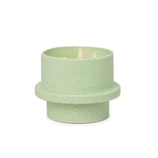 Świeca sojowa ceramiczna "Folia" (326g) - Sage Green - Bamboo & Green Tea PADDYWAX - Świece - miniaturka - grafika 1