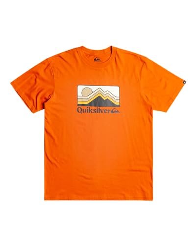 Quiksilver Koszulka z krótkim rękawem męska QS Gradient Mountains SS XS brązowa