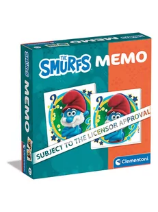 Clementoni Gra pamięciowa "Smerfy" - 4+ - Puzzle - miniaturka - grafika 1