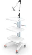 Meble i wyposażenie gabinetów medycznych - AP.1A stolik-wózek pod 3 aparaty medyczne - miniaturka - grafika 1