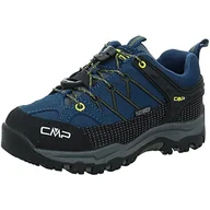 Buty dla chłopców - CMP Dziecięce buty Rigel Low Trekking WP, buty unisex dla dzieci i młodzieży, Blue Ink Yellow, 36 EU - miniaturka - grafika 1