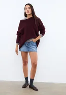 Spódnice - Stradivarius D60 Mini spódniczka jeansowa ŚREDNIOJASNY NIEBIESKI DENIM 34 - miniaturka - grafika 1