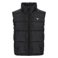 Kamizelki damskie - Damska Kamizelka pikowana GUESS NEW 4G LOGO PADDED VEST W4YL15WGAL2-JBLK – Czarny - miniaturka - grafika 1