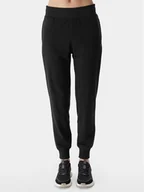 Dresy damskie - 4F Spodnie dresowe 4FWSS24TTROF606 Czarny Regular Fit - miniaturka - grafika 1