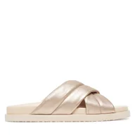 Klapki i japonki damskie - Klapki HÖGL Tessa 9-100821 Złoty - miniaturka - grafika 1