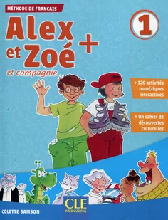 Alex et Zoe plus 1 podręcznik + CD Colette Samson - Proza - miniaturka - grafika 1