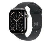 Smartwatch - Apple Watch 11 GPS + Cellular 46mm Łupkowy Tytan Pasek S/M Czarny - miniaturka - grafika 1