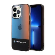 Etui i futerały do telefonów - Etui na telefon BMW BMHCP14X22HMGK do Apple iPhone 14 Pro Max 6,7" czarny/black Half Tricolor - miniaturka - grafika 1