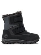 Buty dla dziewczynek - Timberland Śniegowce Chillberg 2-Strap Gtx GORE-TEX TB0A1ZJ90151 Czarny - miniaturka - grafika 1