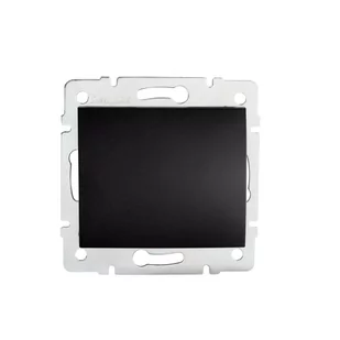 Kanlux LOGI Łącznik jednobiegunowy 10AX 250V 021000142 czarny mat 33615 33615 - Wyłączniki światła i elektryczne - miniaturka - grafika 1