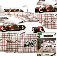 Pościel - Pościel 160x200 komplet 3 części bawełna satynowa DALWIN poszewki 70x80 - miniaturka - grafika 1