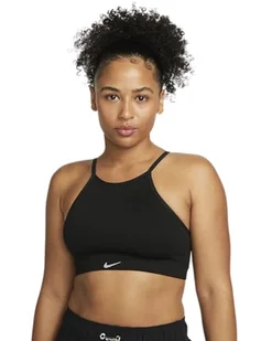 Nike W Nk Indy Smls Rib Biustonosz Długa Dzianina Damska - Biustonosze - miniaturka - grafika 1