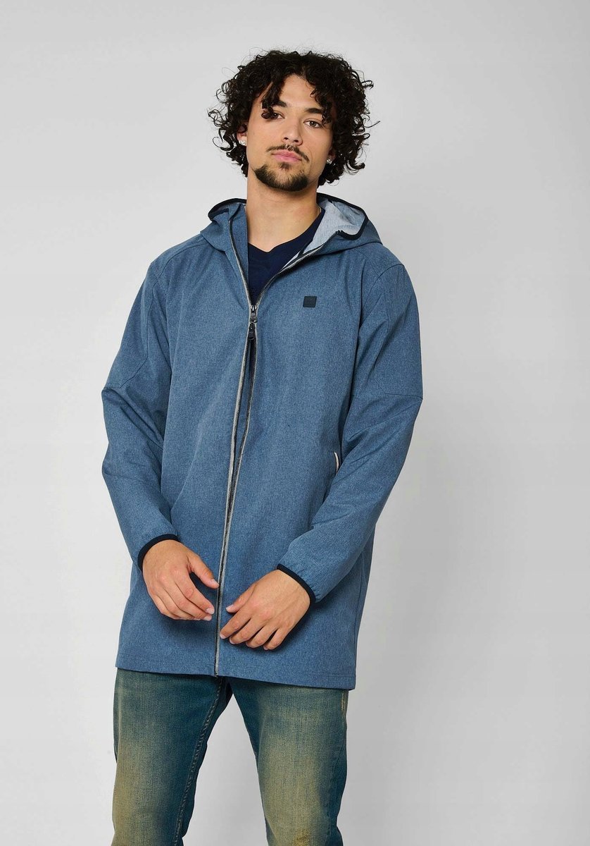 KAPORAL MĘSKA KURTKA PARKA Z KAPTUREM NIEBIESKA CASUAL 2XL 17CA