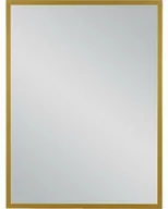 Lustra - Lustro łazienkowe w złotej ramie aluminiowej 60x80cm - miniaturka - grafika 1