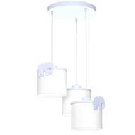 Lampy sufitowe - Dziecięca lampa wisząca potrójna na okręgu SWEET 9455 Luminex LX9455 - miniaturka - grafika 1