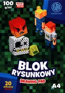 Szkolne artykuły papiernicze - Blok rysunkowy A4 20 kartek Pixel 10 sztuk - Astra - miniaturka - grafika 1