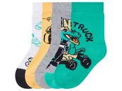 Skarpetki dla dzieci - lupilu® Skarpetki dziecięce, 5 par (żółty/szary/biały/zielony, 19-22) - miniaturka - grafika 1