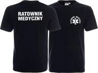 Odzież robocza - Promostars LPP - Koszulka męska RATOWNIK MEDYCZNY granatowa - miniaturka - grafika 1