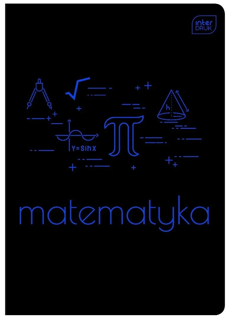Zeszyt A5 60 kartek w kratkę Matematyka 10 sztuk
