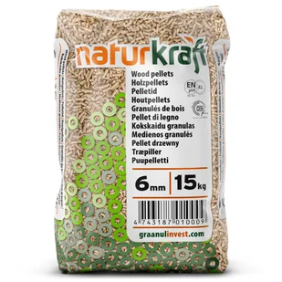 Pellet drzewny Naturkraft ENplus A1 DINplus - Materiały opałowe - miniaturka - grafika 1