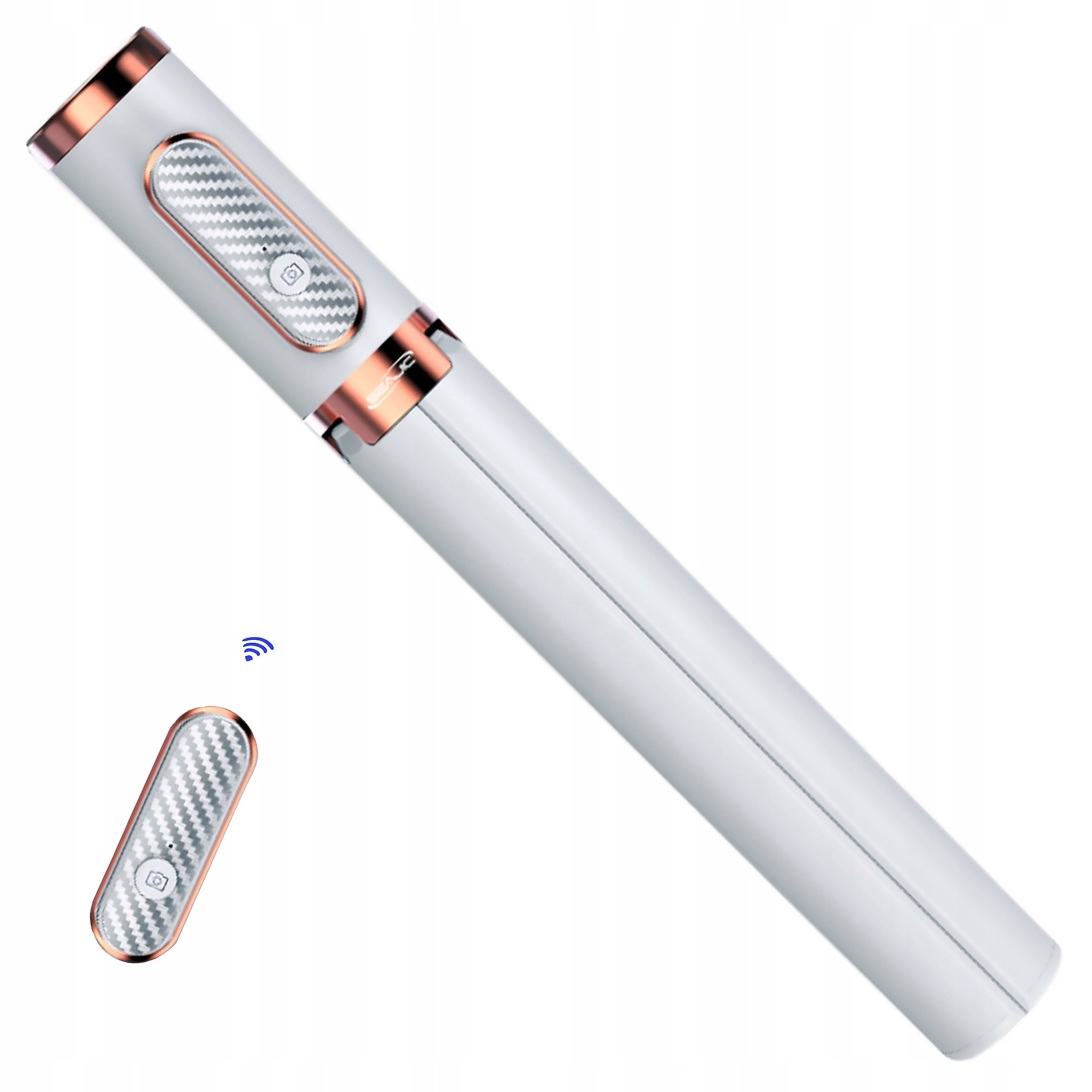 Selfie stick statyw Seajic Oth-AB202Max Biały z pilotem Bt 10 m