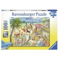 Puzzle - Ravensburger Puzzle 100 elementów Słoneczna plaża - miniaturka - grafika 1
