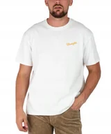 Koszulki męskie - T-shirt Wrangler SLOGAN TEE 112341175 W70NEEW02 Worn White L - miniaturka - grafika 1