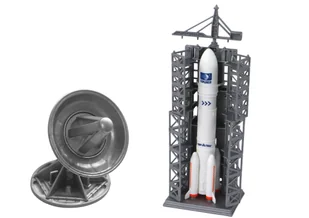 Misja Kosmiczna Zestaw Kosmos Rakieta Astronauta Statek Kosmiczny 5 ele - Figurki dla dzieci - miniaturka - grafika 3