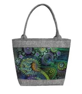 Torebki damskie - Sunlovers, Torba filcowa Polo, Nirvana, 10x28x28 cm - miniaturka - grafika 1