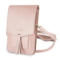 Torebki damskie - Guess Torebka GUWBSSAPI różowy/pink Saffiano - miniaturka - grafika 1