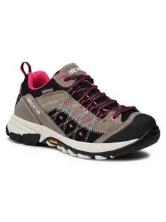 Buty trekkingowe damskie - Alpina Trekkingi Glacia 633R-1 Czarny - grafika 1