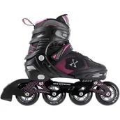 Rolki - Nils EXTREME NA9080 CZARNO/FIOLETOWE ROZM L (39-42) ŁYŻWOROLKI EXTREME AL*_16-01-124 - miniaturka - grafika 1