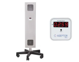 ASB-236MC INOX mobilna lampa UV-C Aseptor Basic przepływowa z licznikiem - Urządzenia medyczne - miniaturka - grafika 1