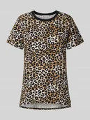 Koszulki i topy damskie - T-shirt o kroju regular fit z czystej bawełny - miniaturka - grafika 1