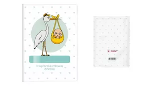 Biurfol Okładka Na Ksiaz Zdrowia Dziec A5 B-fol Bocian - Szkolne artykuły papiernicze - miniaturka - grafika 1
