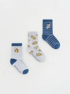 Skarpetki dla dzieci - Reserved - Skarpetki Tom i Jerry 3 pack - jasnoszary - miniaturka - grafika 1