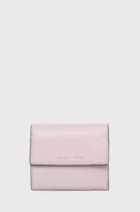 Portfele - Emporio Armani portfel damski kolor różowy - miniaturka - grafika 1