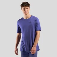 Koszulki męskie - Koszulka męska ODLO Merino 160 BL Top - 100% wełna merino, krótki rękaw - miniaturka - grafika 1