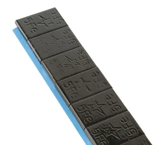 Ciężarki Klejone Czarne do Felg Aluminiowych FIVESTARS Edgy 12x5g 400 pasków - Akcesoria wulkanizacyjne - miniaturka - grafika 6