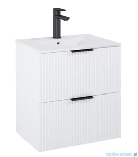 Roca Reef szafka 59x45x63 BIAŁY A857954529 | - Szafki łazienkowe - miniaturka - grafika 1