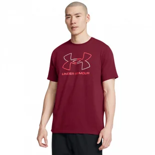 Męski t-shirt z nadrukiem Under Armour UA Gl Foundation Update Ss - czerwony - UNDER ARMOUR - Koszulki sportowe męskie - miniaturka - grafika 1