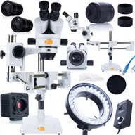 Mikroskopy i lupy - Rosfix Mikroskop Trinokularowy Jupiter Pro Msjp-T-Sdms1+56Xled + Kamera Crux Pro - miniaturka - grafika 1