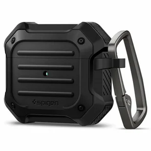 Apple SPIGEN Etui na słuchawki SPIGEN Tough Armor Airpods 3 Czarny - Akcesoria do słuchawek - miniaturka - grafika 1