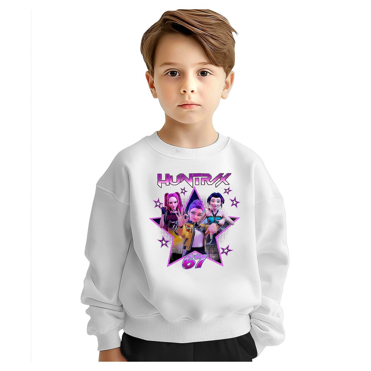 BLUZA DZIECIĘCA 67 SIX SEVEN VIRAL HUNTRIX 122-128 DLA CHŁOPCA DZIEWCZYNKI