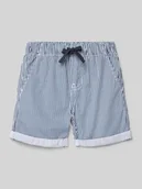 Spodnie i spodenki dla chłopców - Szorty z dzianiny dresowej z tunelem - miniaturka - grafika 1